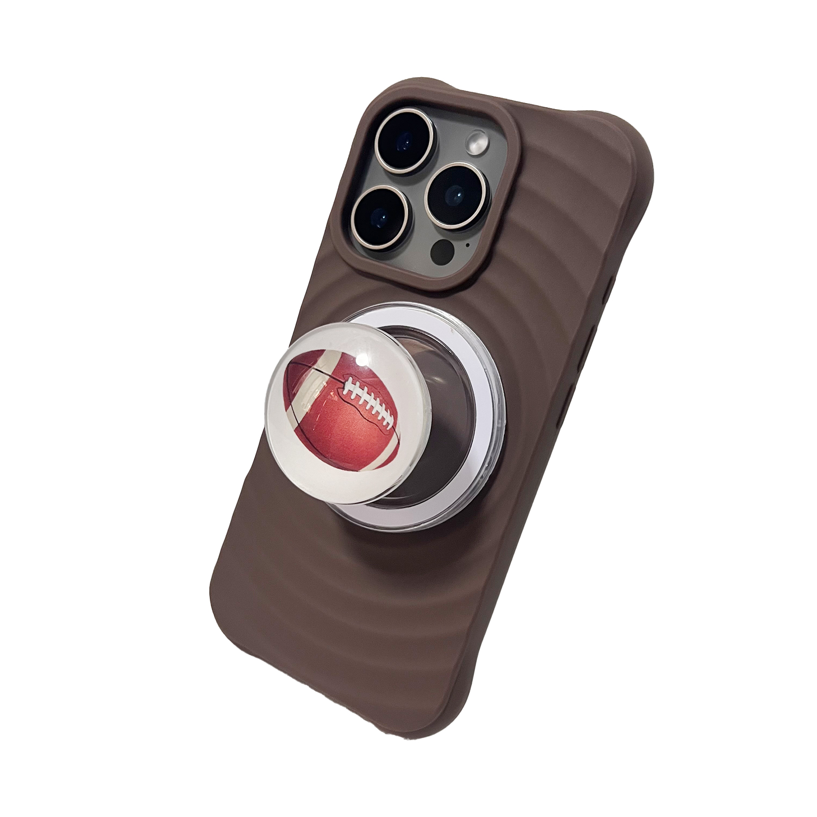 3D Printing Grip - 3D Kristal American Football Houder Mobiele