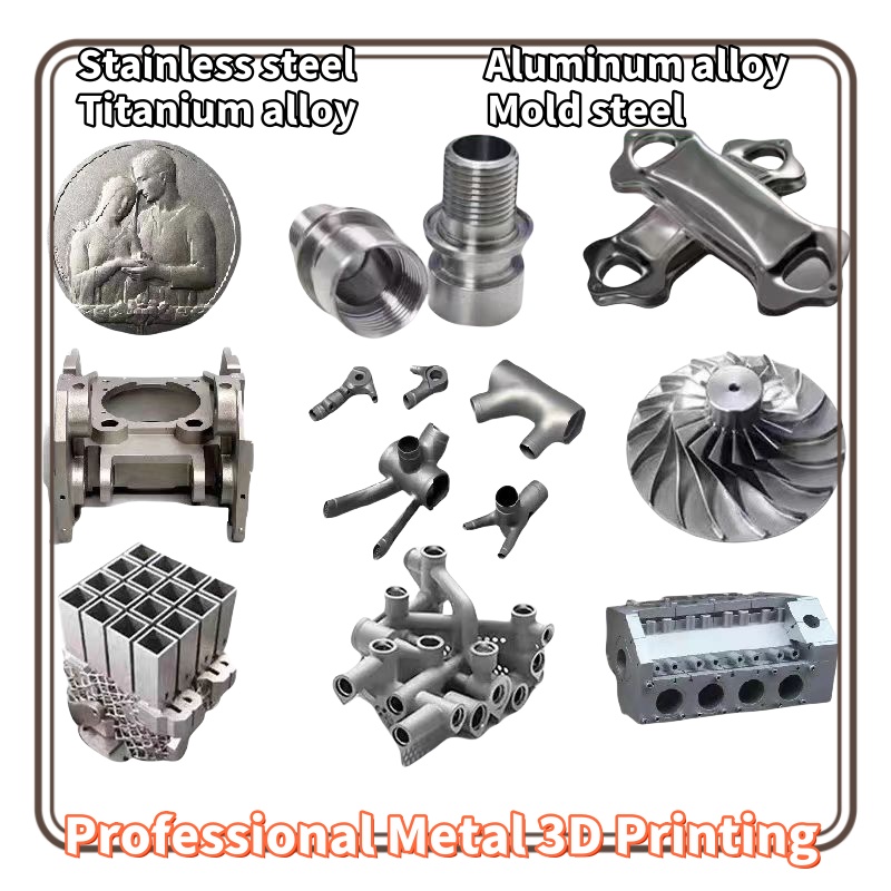 3D Printing Process - 3D-printservice Aangepaste CNC-bewerking Model Modellering Metalen