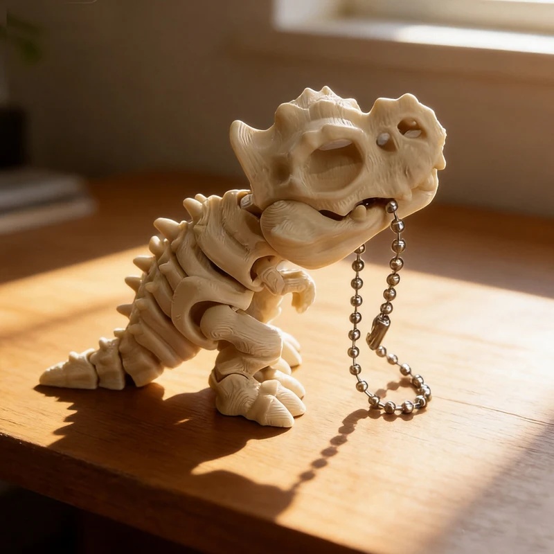 3D Printing Model - 3D-geprint Tyrannosaurus Rex Skeletmodel – Draaibare