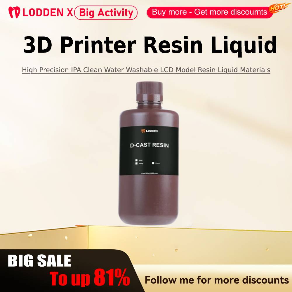 3D Printer Resin - Lodden 3D Printer Hars Vloeistof 385/405nm