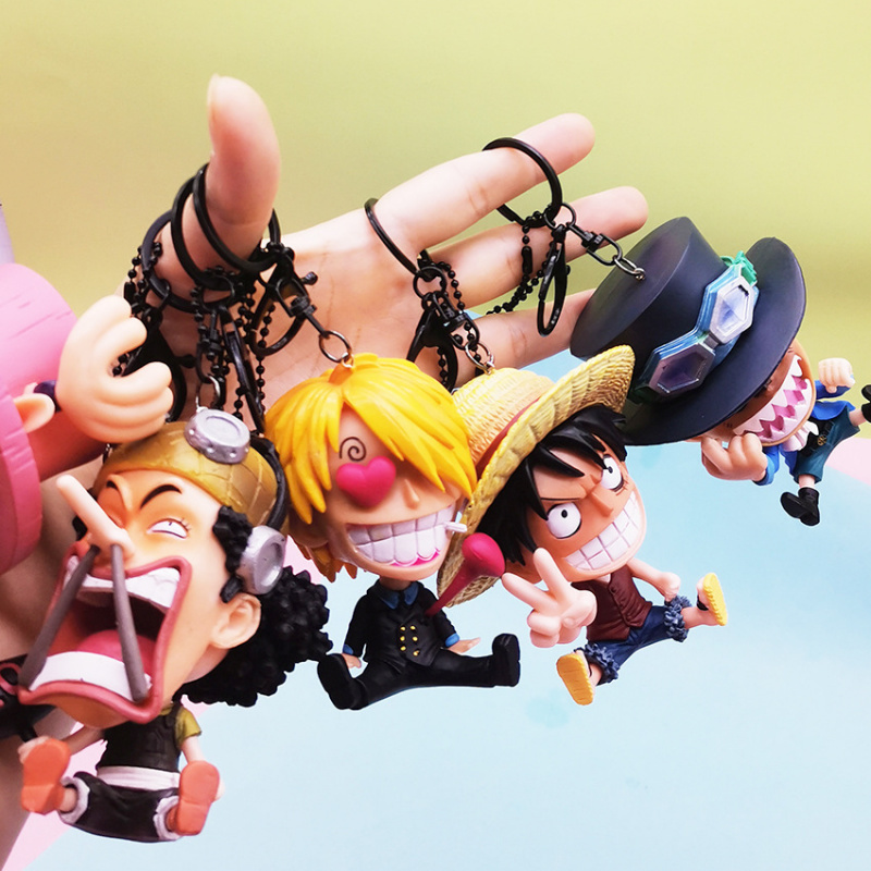 3D Printing Luffy - One Piece Anime sleutelhanger, Luffy Sanji