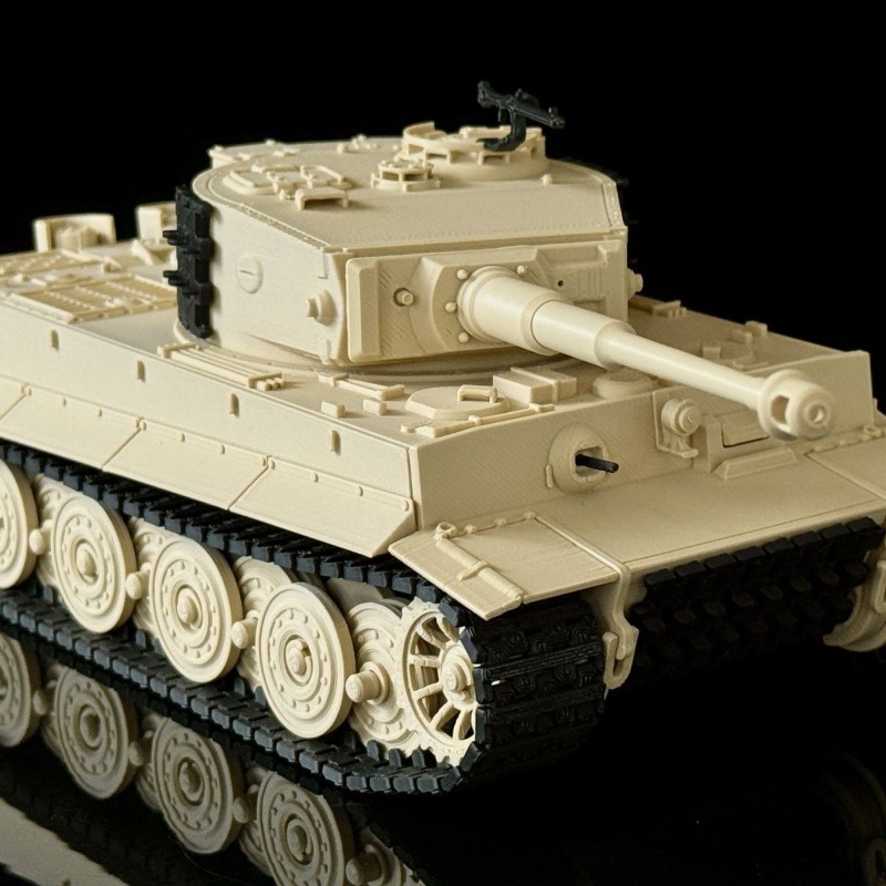 3D Printing Simulator - Oorlogsrustingmodel WO II Tiger E-type 3D-geprinte