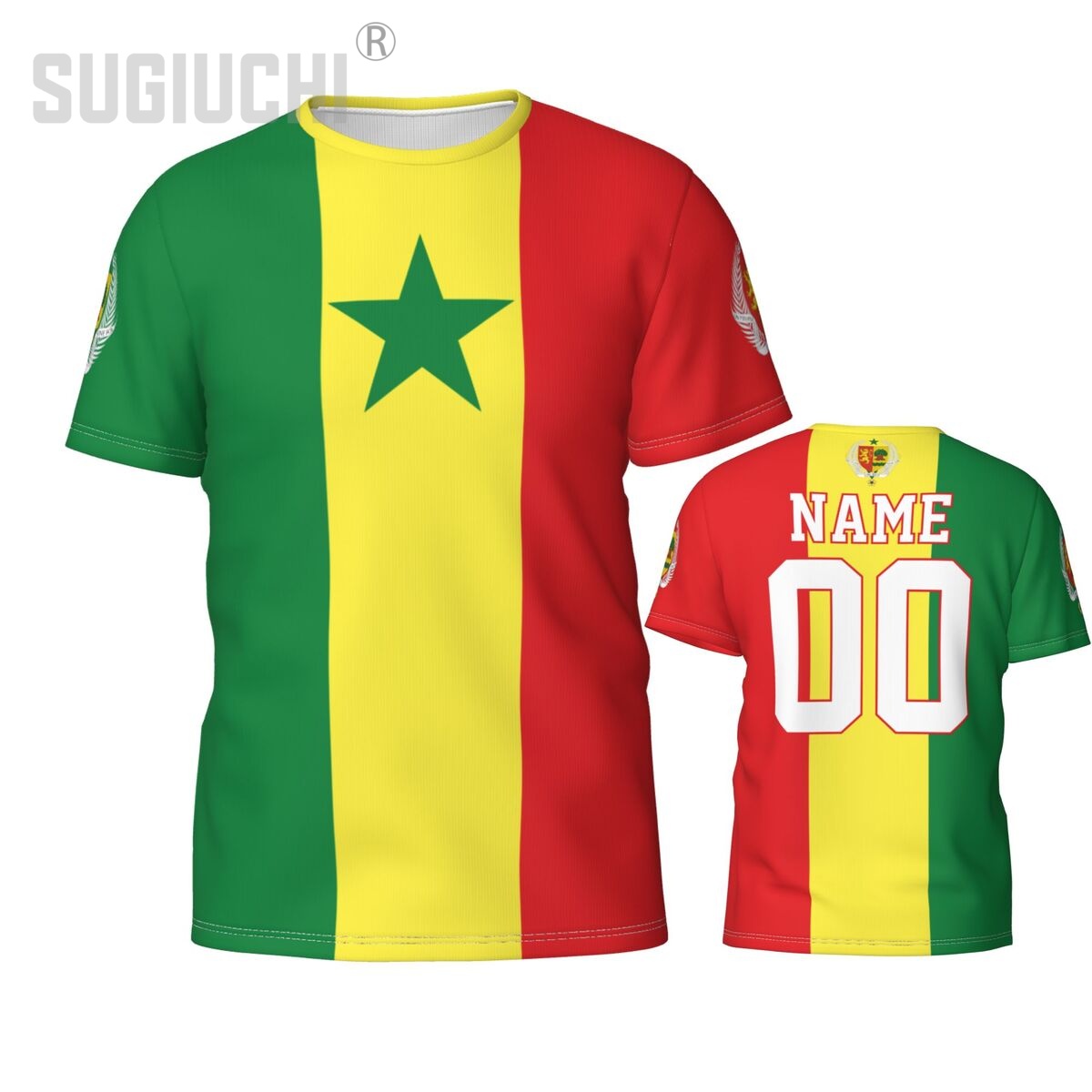 3D Printing Kpop - Aangepaste naam nummer Senegal vlag embleem