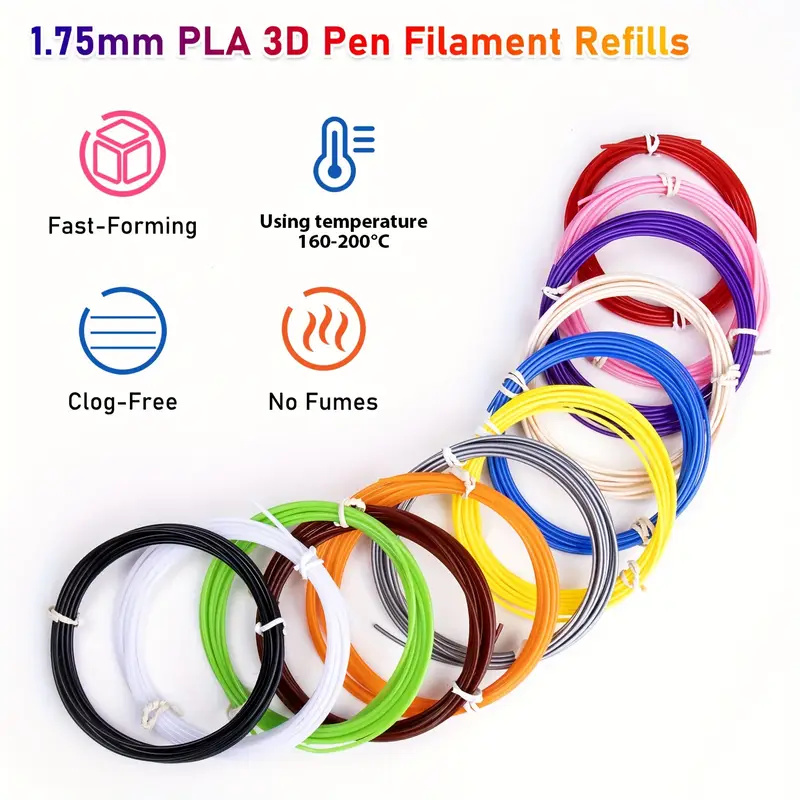 40/32/30 Kleuren PLA Filament  - 3D Printing Nylon Filament recensie en prijs