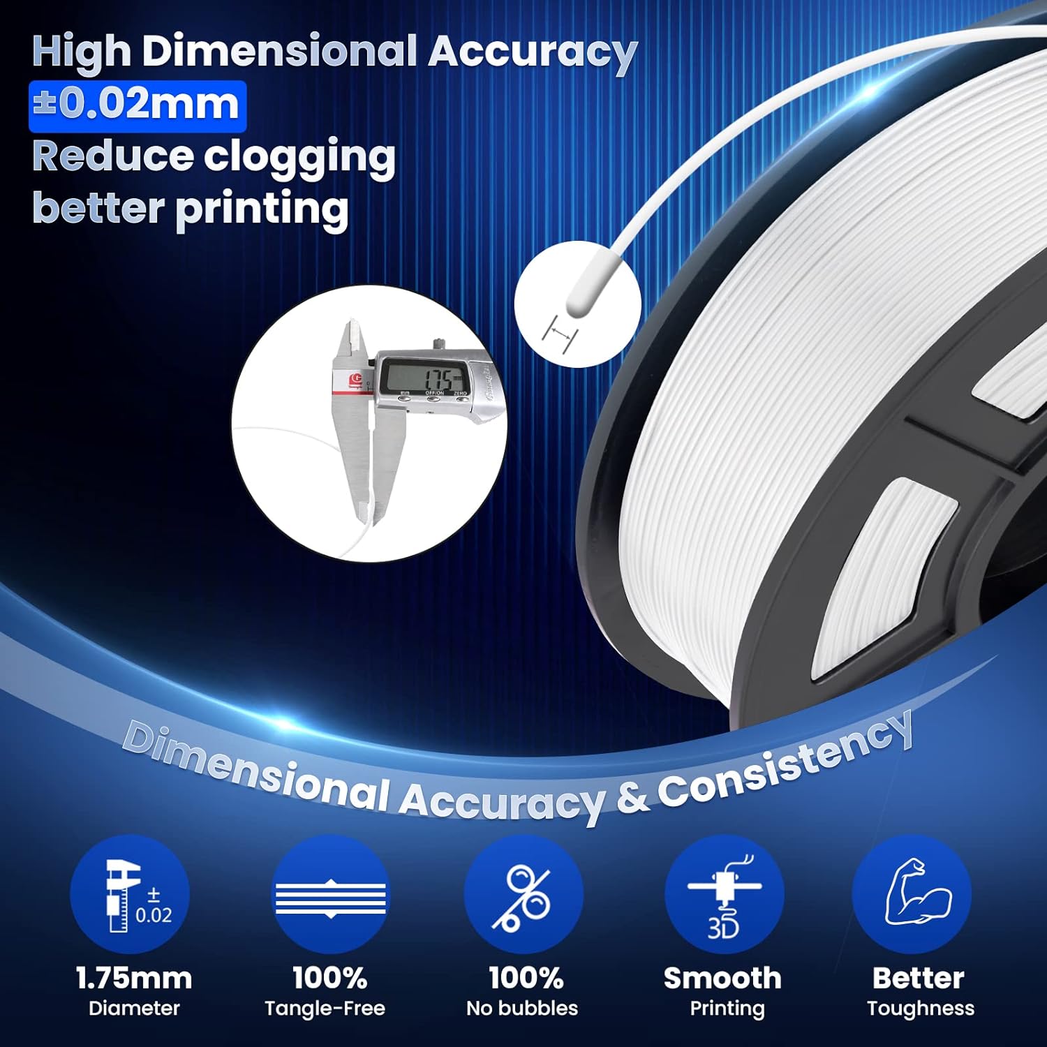 JAYO 3D PETG/PLA/PLA PLUS Prin - 3D Printing Nylon Filament recensie en prijs