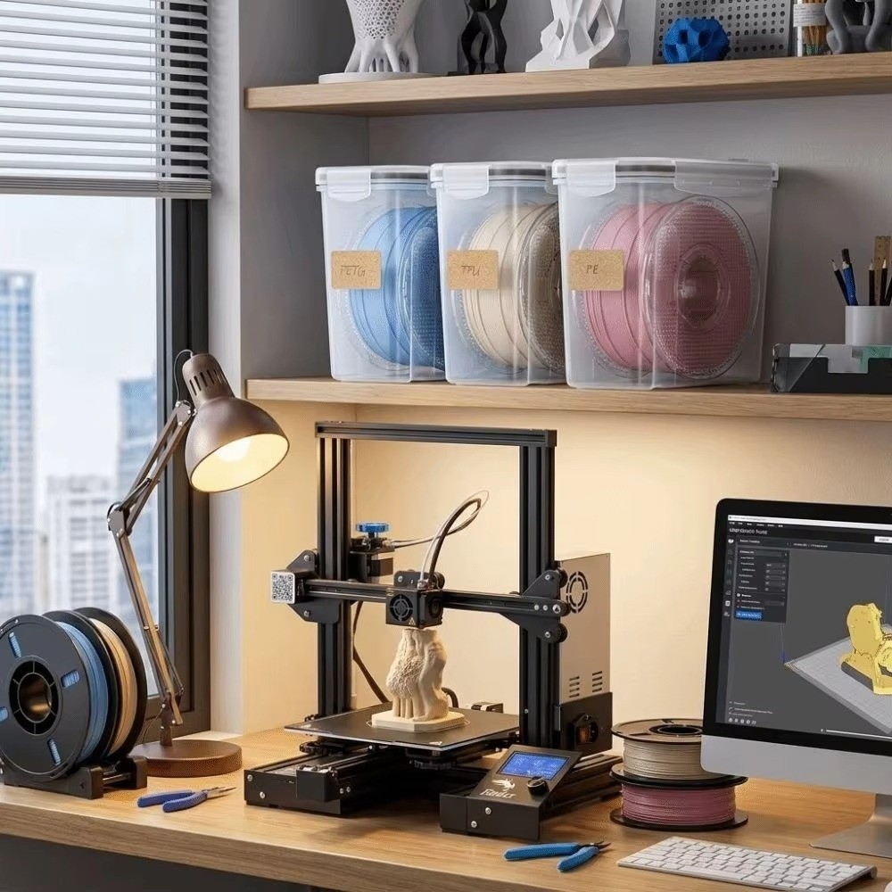 Transparante filamentcontainer - 3D Printing For Medical recensie en prijs