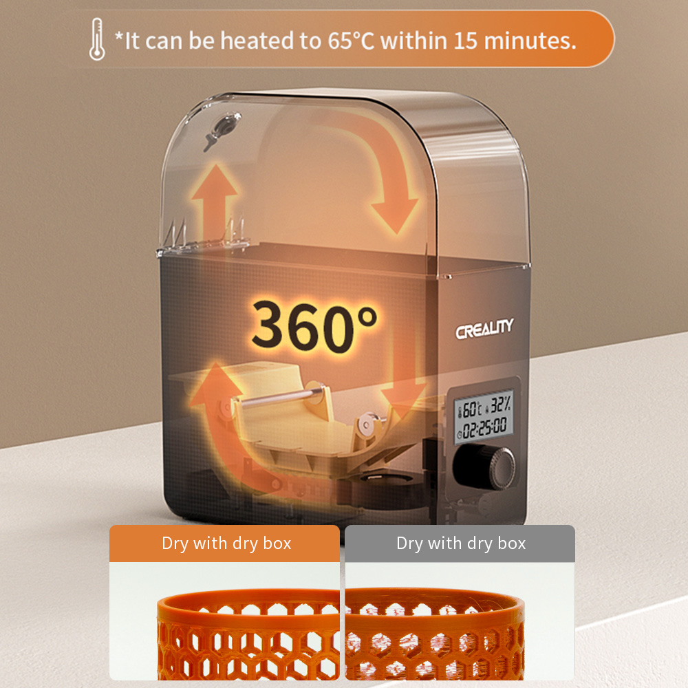 Creality Filament Droger Upgra - 3D Printing Nylon Filament recensie en prijs