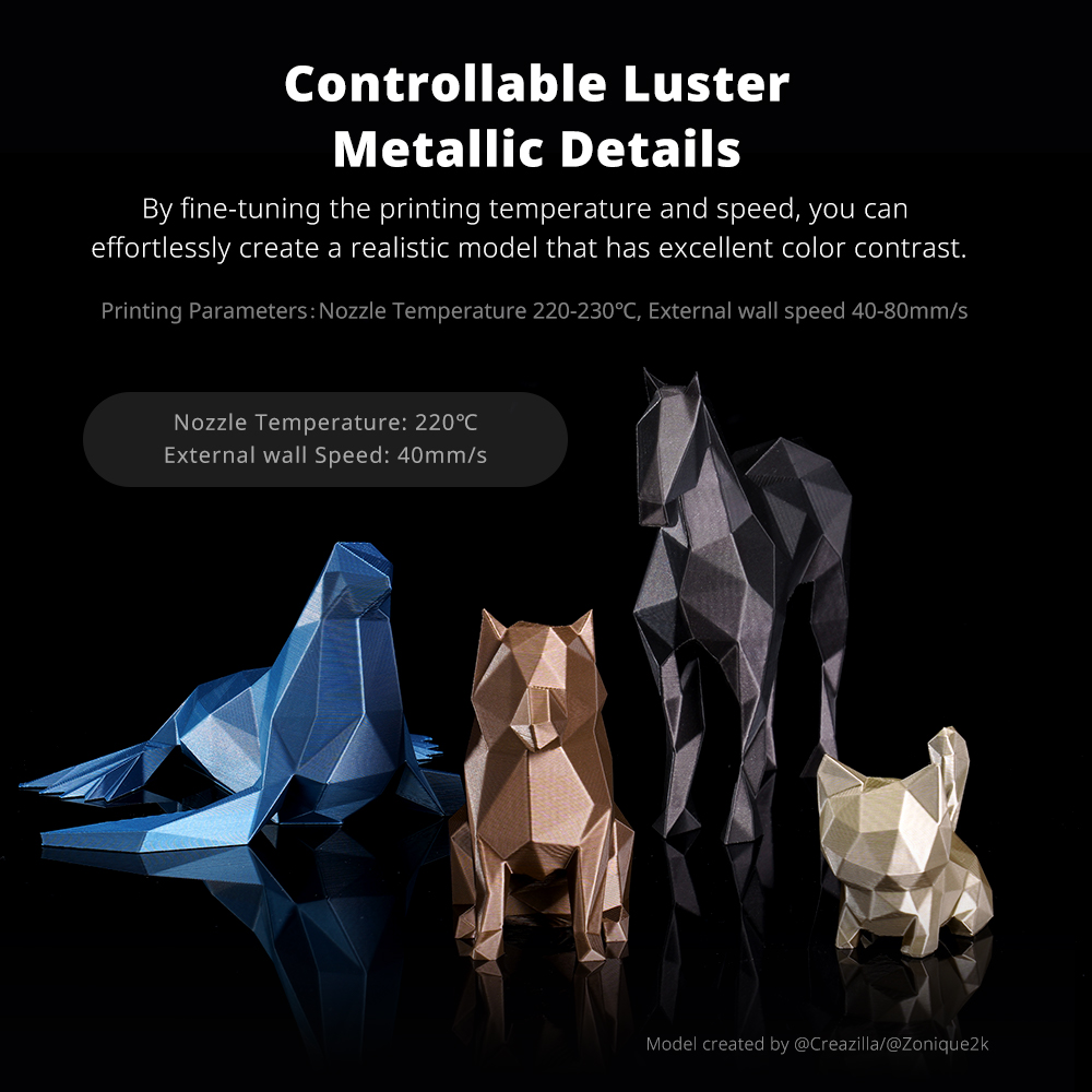ANYCUBIC 4kg/1kg Metaal Filame - 3D Printing Nylon Filament recensie en prijs