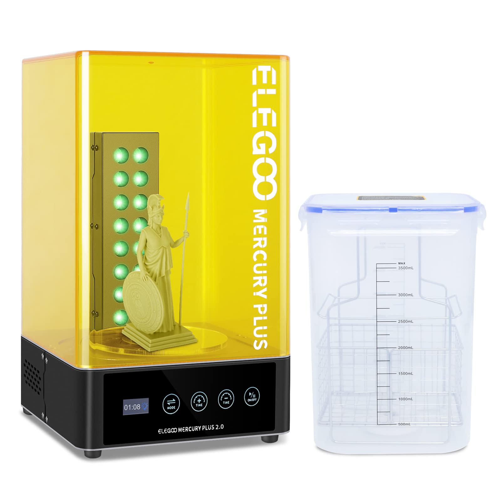 ELEGOO Plus 2.0 Was- en uithar - 3D Printing Model recensie en prijs