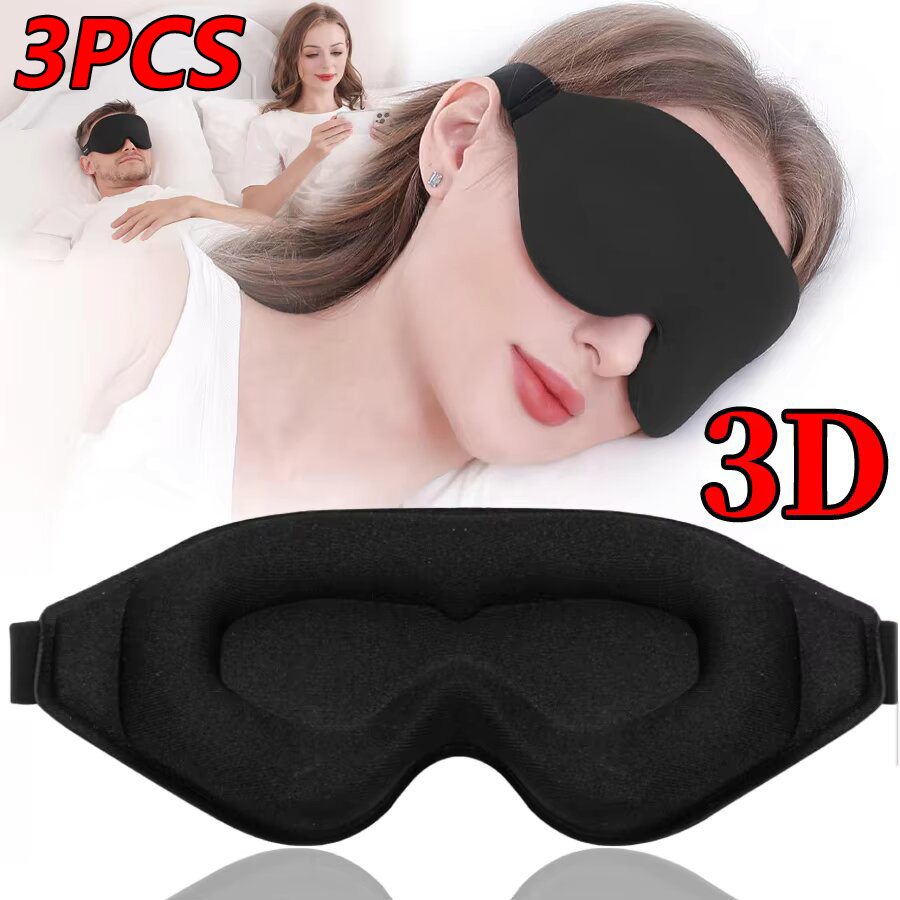 3 stuks 3D traagschuim slaapma - 3D Printing Mask recensie en prijs