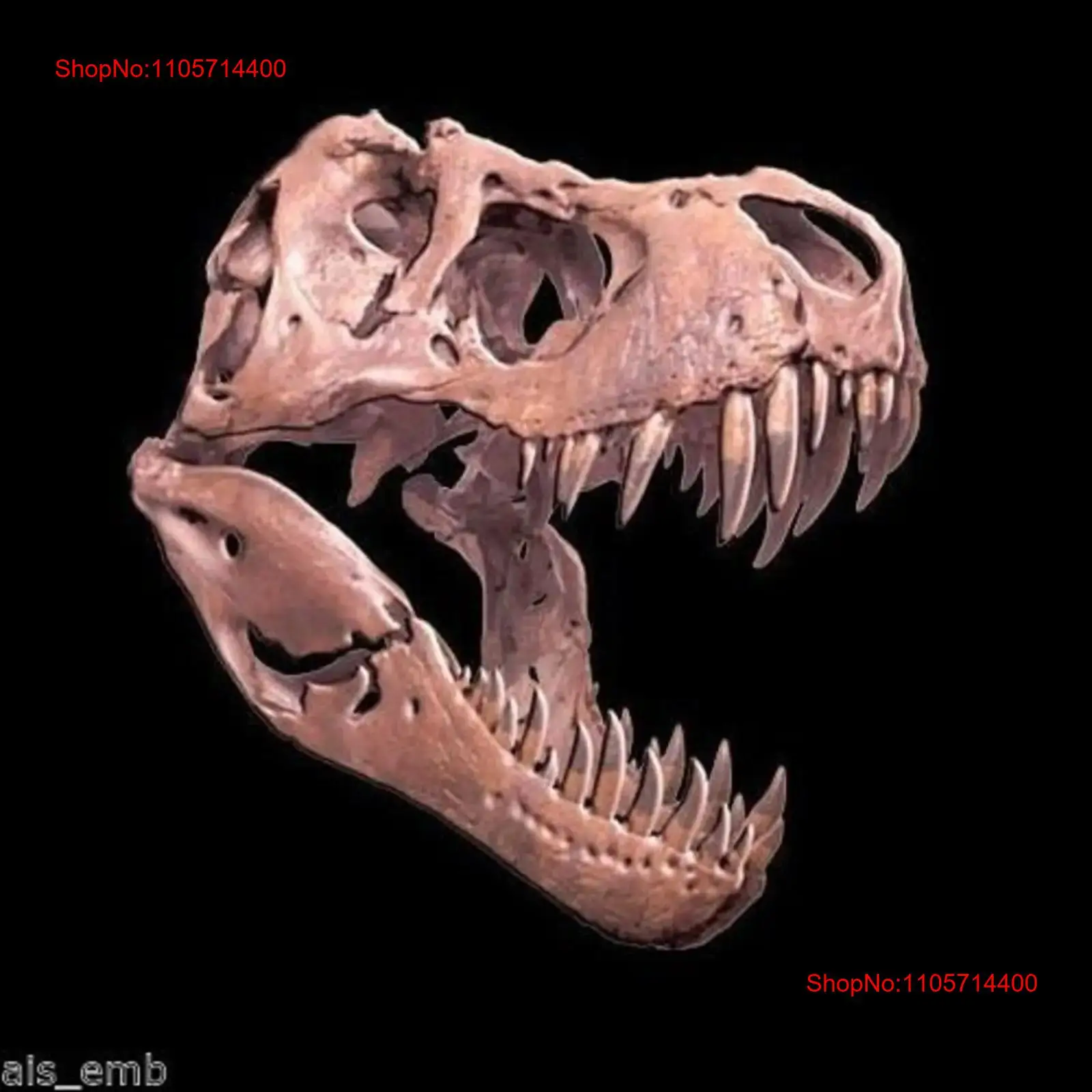 T Rex Dinosaur Shirt Skull 3D  - 3D Printing Requests recensie en prijs