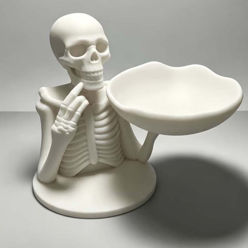 3D-geprinte skelet snoepkom, m - 3D Printing Jewelry recensie en prijs