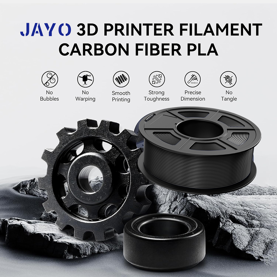 JAYO PETG-CF 3D-printerfilamen - 3D Printing Nylon Filament recensie en prijs